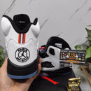 Air Jordan 5 Retro Paris Saint-Germain White