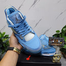 Air Jordan 4 Retro Off-White Cream Blue