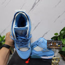 Air Jordan 4 Retro Off-White Cream Blue