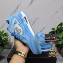 Air Jordan 4 Retro Off-White Cream Blue