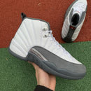 Air Jordan 12 Retro White Dark Grey