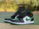 Air Jordan 1 Mid Green Toe