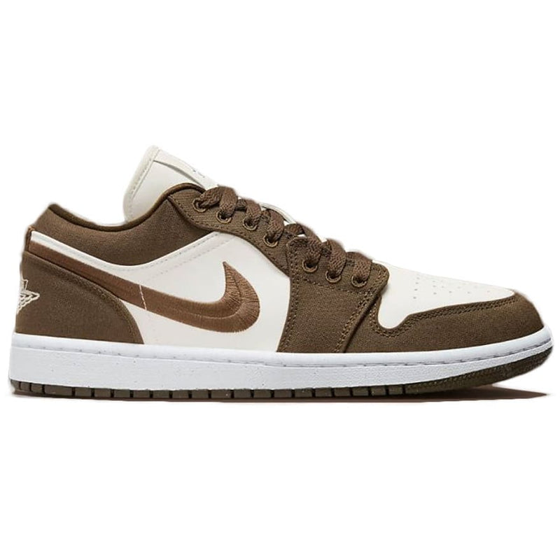 Air Jordan 1 Low Brown Canvas