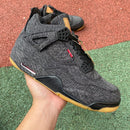 Air Jordan 4 Retro Levi's Black