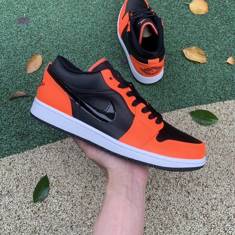 Air Jordan 1 Low SE Black Turf Orange