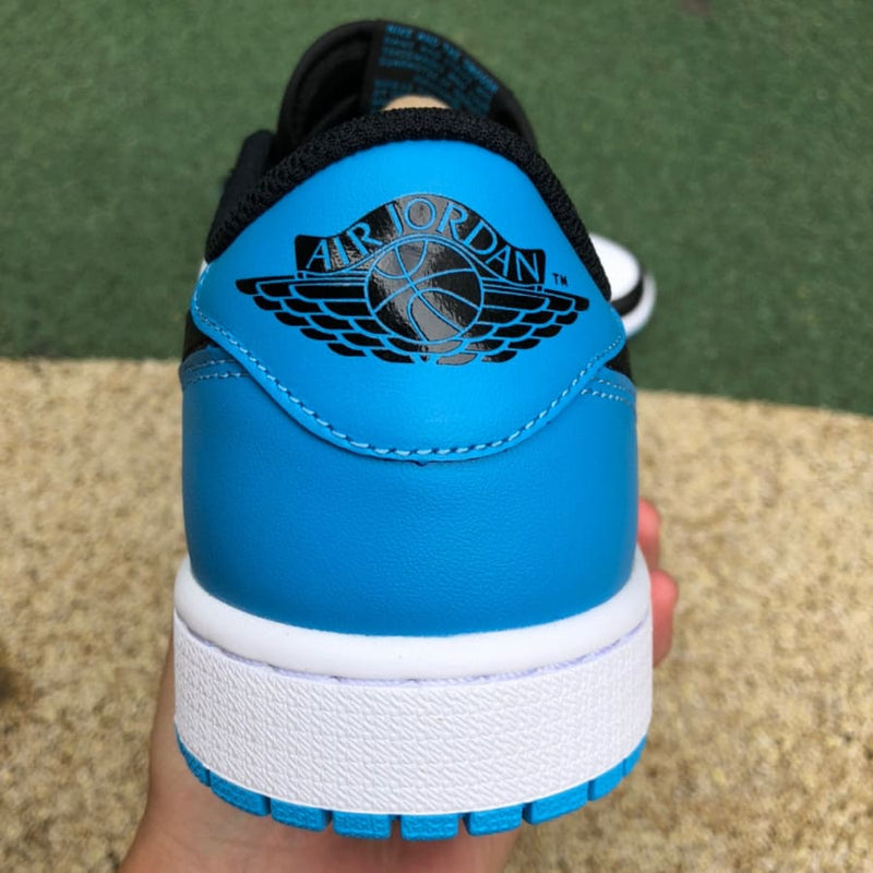 Air Jordan 1 Retro Low Black Dark Powder Blue