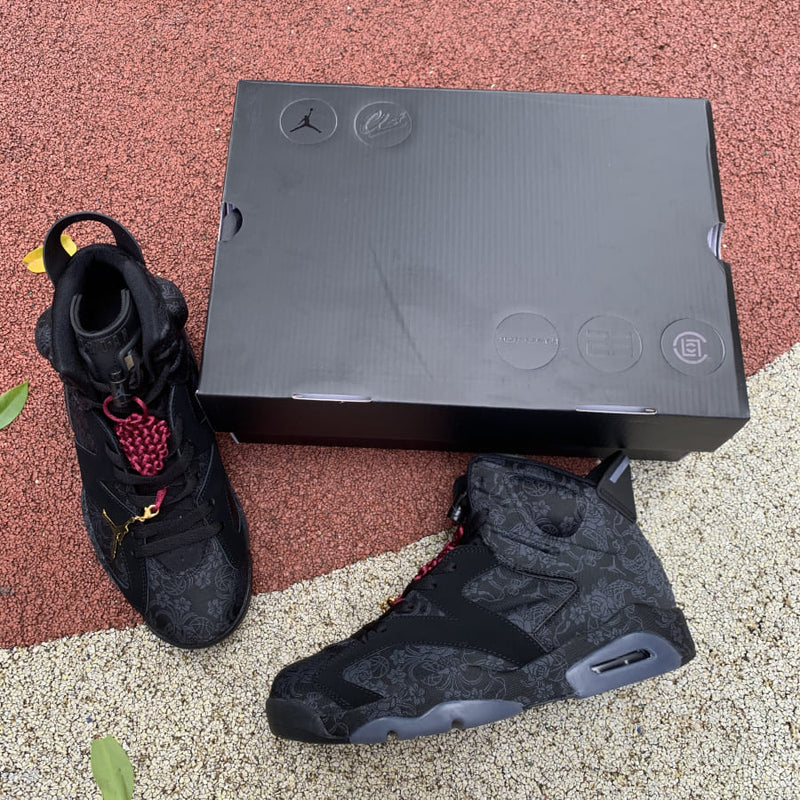 Air Jordan 6 Retro Singles Day Triple Black