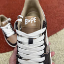 A Bathing Ape Bape SK8 Sta Brown Ivory