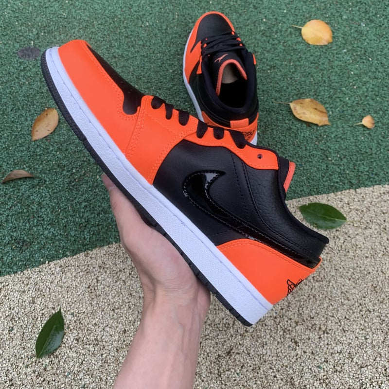 Air Jordan 1 Low SE Black Turf Orange