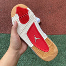 Air Jordan 4 Retro Levi's White