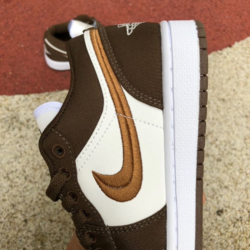 Air Jordan 1 Low Brown Canvas