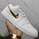Air Jordan 1 Low White Metallic Gold