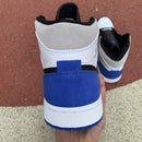 Air Jordan 1 Mid Royal Black and Blue