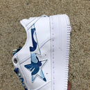 A Bathing Ape Bape Sta Low ABC Camo White Blue