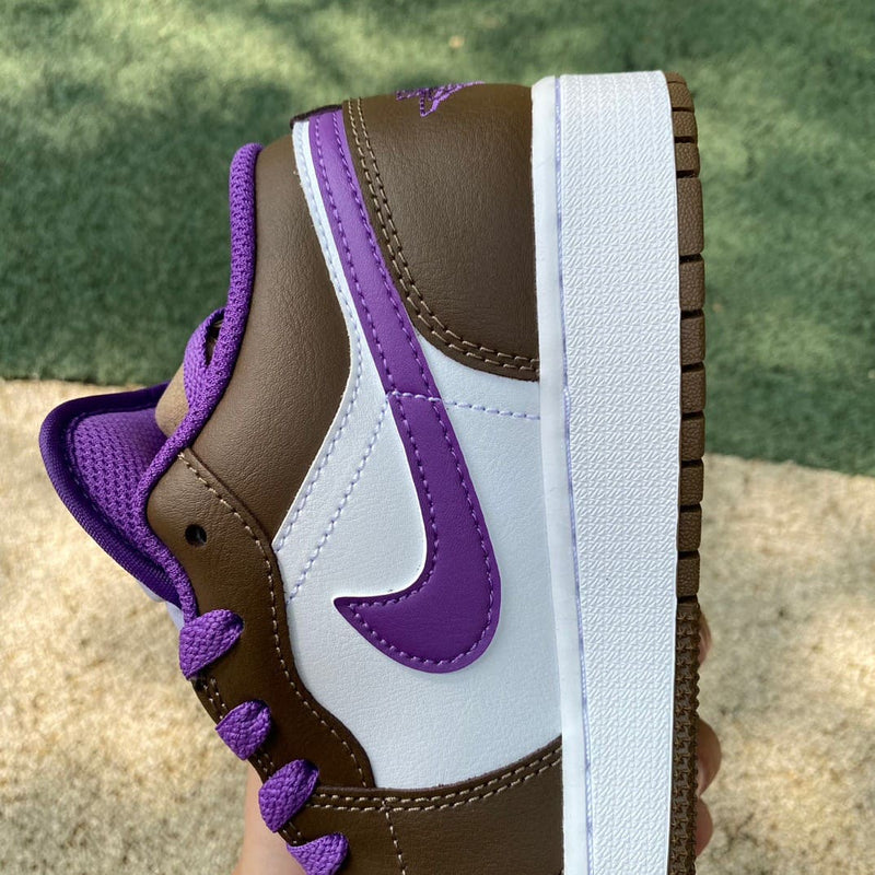 Air Jordan 1 Low Purple Mocha