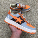 A Bathing Ape Bape Sta Low Grey Orange
