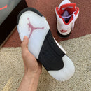 Air Jordan 5 Retro Fire Red Silver Tongue