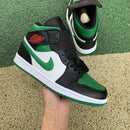 Air Jordan 1 Mid Green Toe