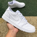 Air Jordan 1 Retro Low Golf Triple White