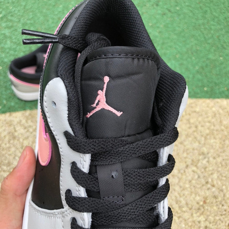 Air Jordan 1 Low Black Grey Pink