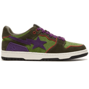 A Bathing Ape Sk8 Sta Dark Purple Green